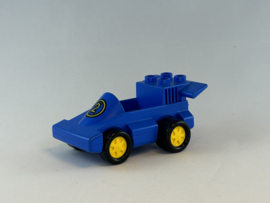 Raceauto blauw 2 Duplo