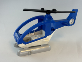 Politiehelikopter blauw Duplo