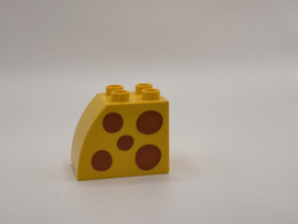Giraffen vlekken blok geel Duplo