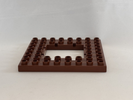 Plaat voor valluik bruin Duplo
