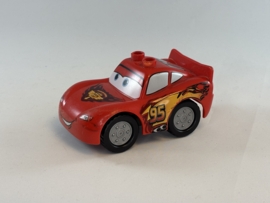 Lightning McQueen (Cars) met grijze velgen B-keuze  Duplo