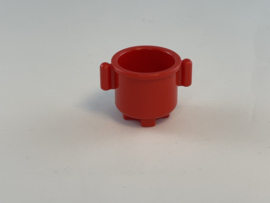 Kookpan / emmer rood Duplo