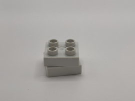 Draaischijf / draaiblok klein grijs Duplo