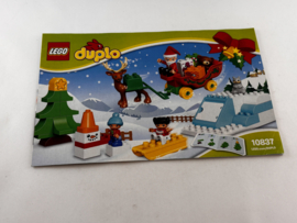 Bouwboekje 10837 wintervakantie met de kerstman Duplo