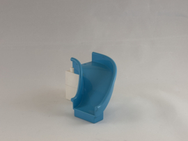 Glijbaan gebogen azuurblauw Duplo