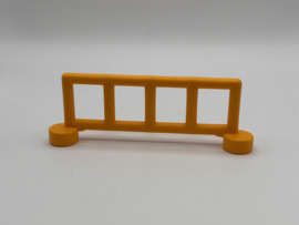 Hek 5 spijlen licht oranje Duplo