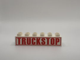 Truckstop (Cars) blok wit  Duplo