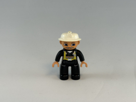 Brandweerman met snor Duplo