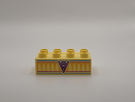 V8 Cars blok lichtgeel Duplo