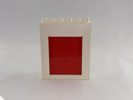 Geveldeel met deur rood Duplo