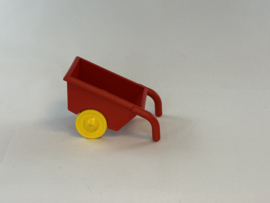 Kruiwagen rood Duplo