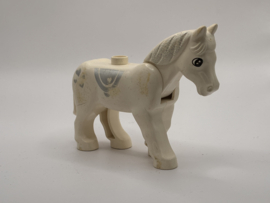 Paard wit met zilver Duplo