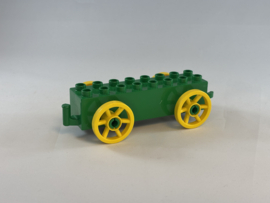 Koets onderstel groen Duplo
