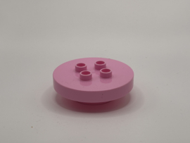 Tafel rond lichtroze Duplo