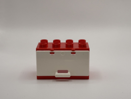 Kast met luik / klep wit / pizzaoven  Duplo