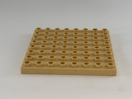 Plaat 8x8 beige Duplo