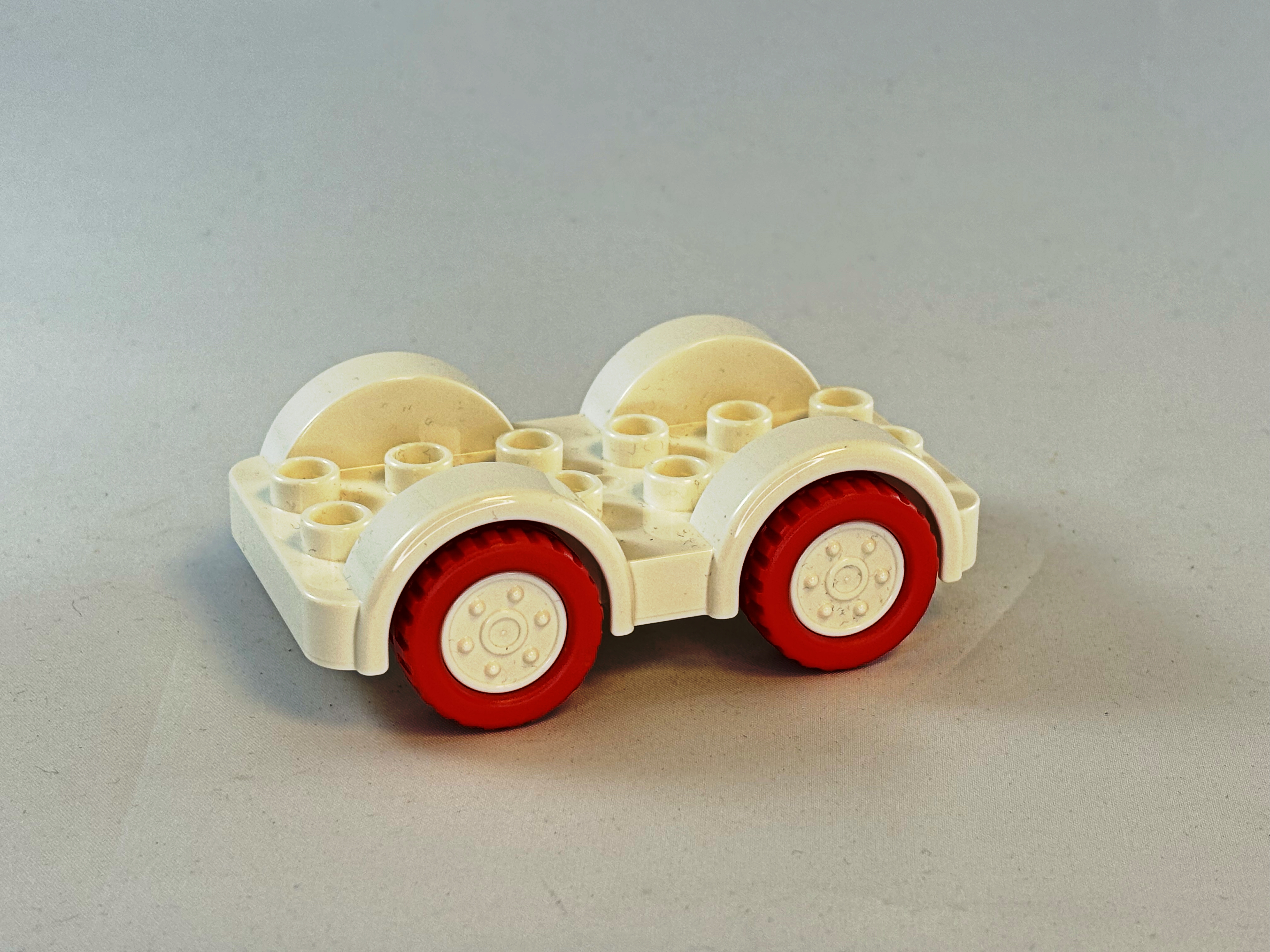 Onderstel wit rood Duplo