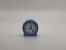 Blok rond 2 nops medium blauw klok Duplo