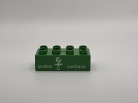 Mabel xaverius blok groen Duplo
