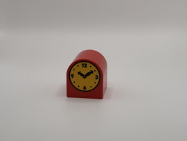 Boogblok rood klok Duplo