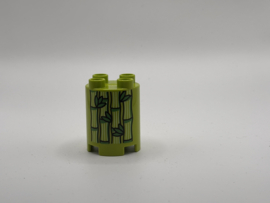 Bamboestengels op blok / paal groen Duplo