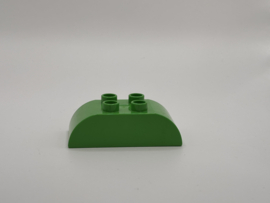 Blok 2x4 met gebogen zijkanten felgroen  Duplo