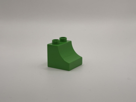 2 nops blok glijbaanmodel laag fel groen Duplo