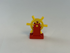 Stuurwiel rood / geel Duplo