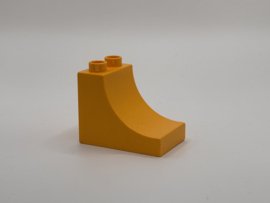 Glijbaan blok  helder lichtoranje Duplo