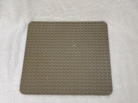 Bouwplaat groot grijs Duplo