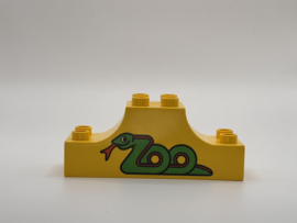 Sierblok zoo slang geel Duplo