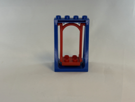 Schommel blauw met rood Duplo