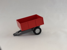 Aanhanger rood grijs Duplo