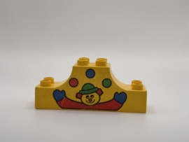 Sierblok  met clown geel Duplo