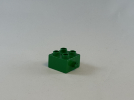 Blok 4 nops groen voor hangbrug / windmolen Duplo