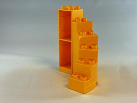 Draaitrap / trap licht oranje Duplo