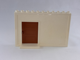 Muur wit met schuifdeur Duplo