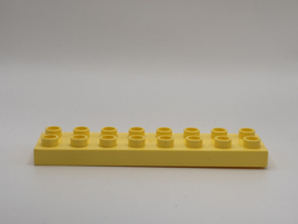 16 nops plat helder licht geel Duplo
