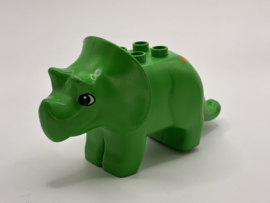 Dinosaurus Triceratops groot felgroen Duplo