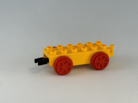 Onderstel wagon licht oranje Duplo