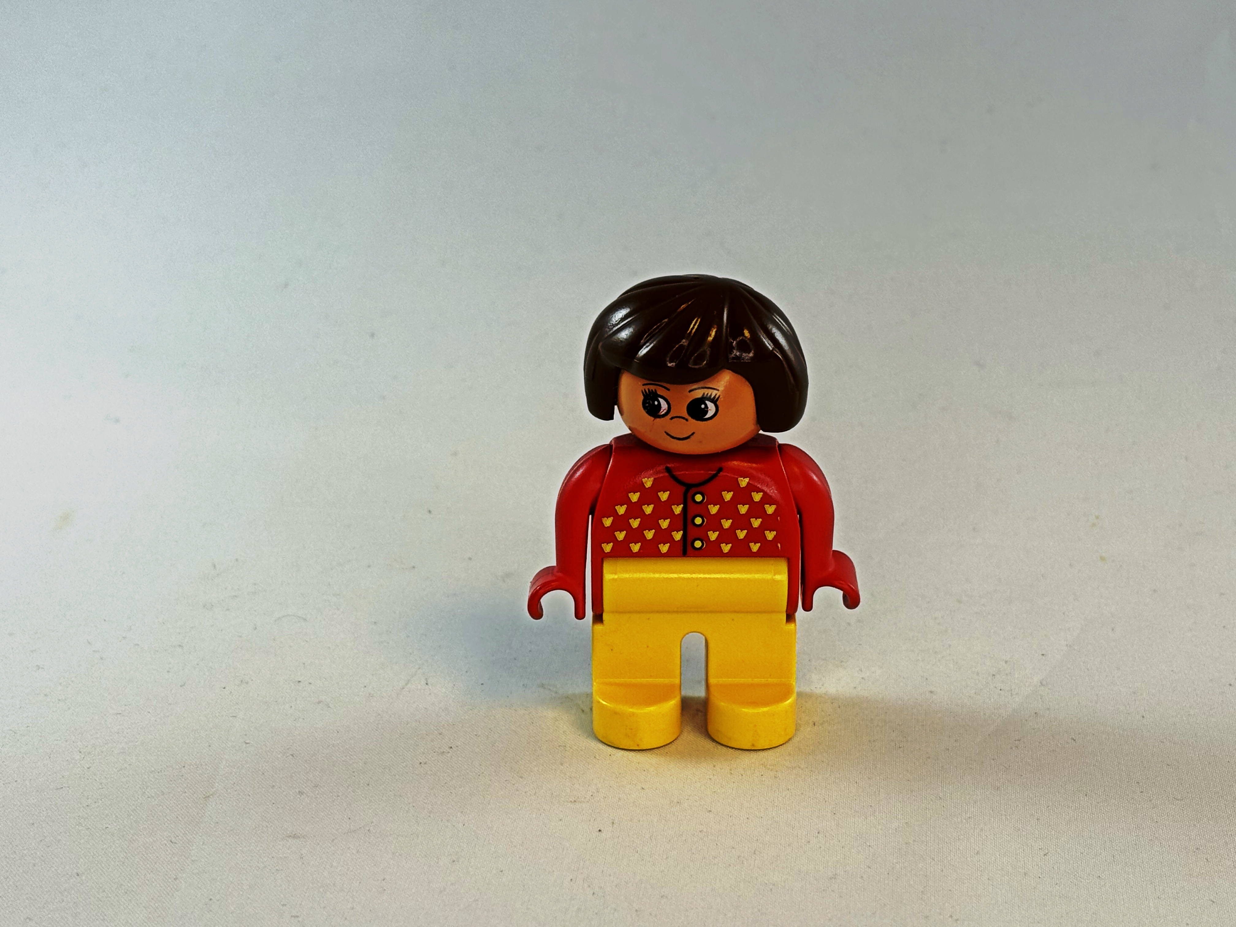 Vrouw rood geel Duplo