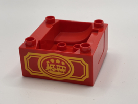 Kist met trein rood Duplo