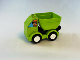 Creatieve vrachtwagen groen met kiepbak Duplo