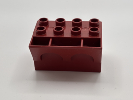 Kantelen kasteel donkerrood Duplo