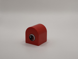 Boog blok rood met zwart wit oog Duplo