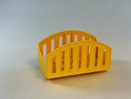 Bak voor dierentransport wagon / aanhanger geel Duplo