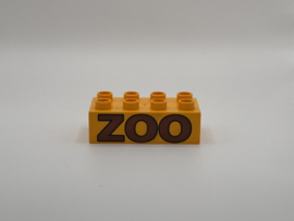 ZOO blok licht oranje Duplo