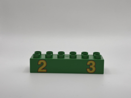 Podium 2 3 blok groen Duplo