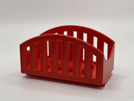 Bak voor dierentransport wagon / aanhanger rood Duplo