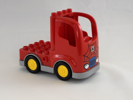 Vrachtwagen spider man rood Duplo